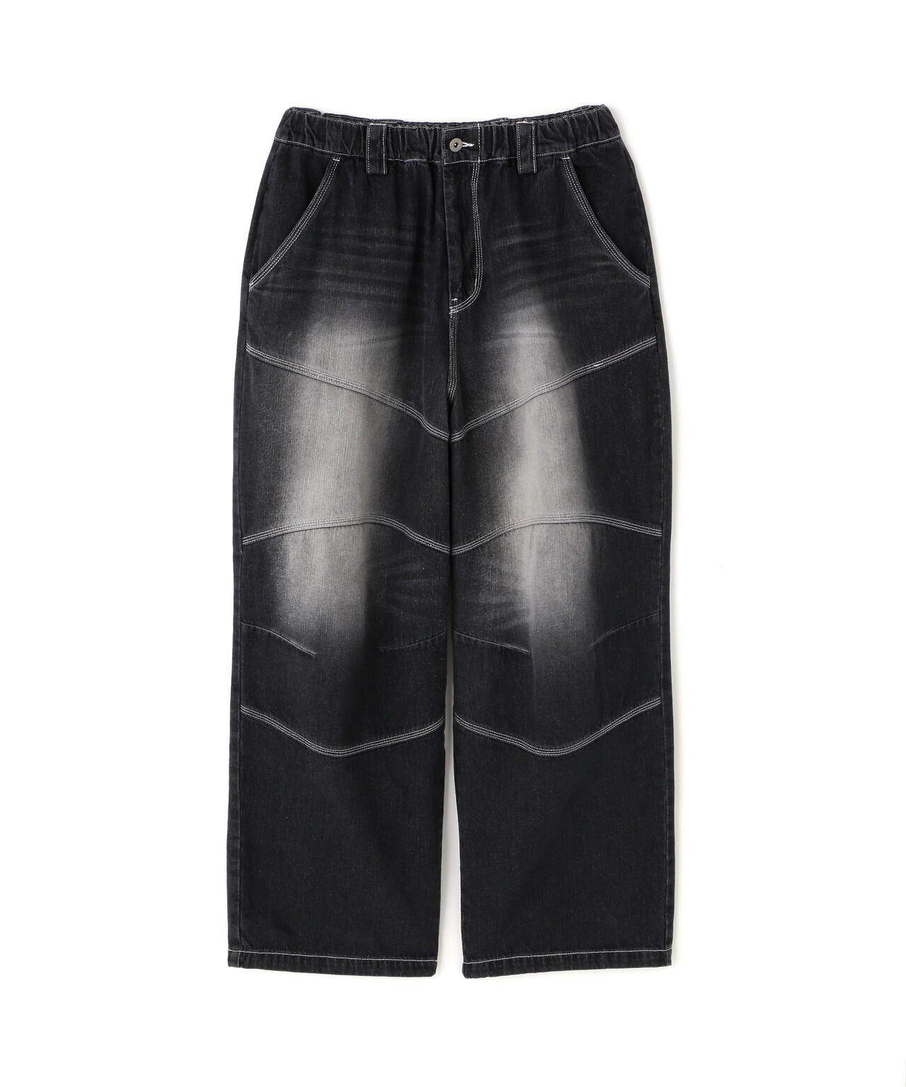 RENOVA（レノバ）BIKER DENIM EASY PANTS