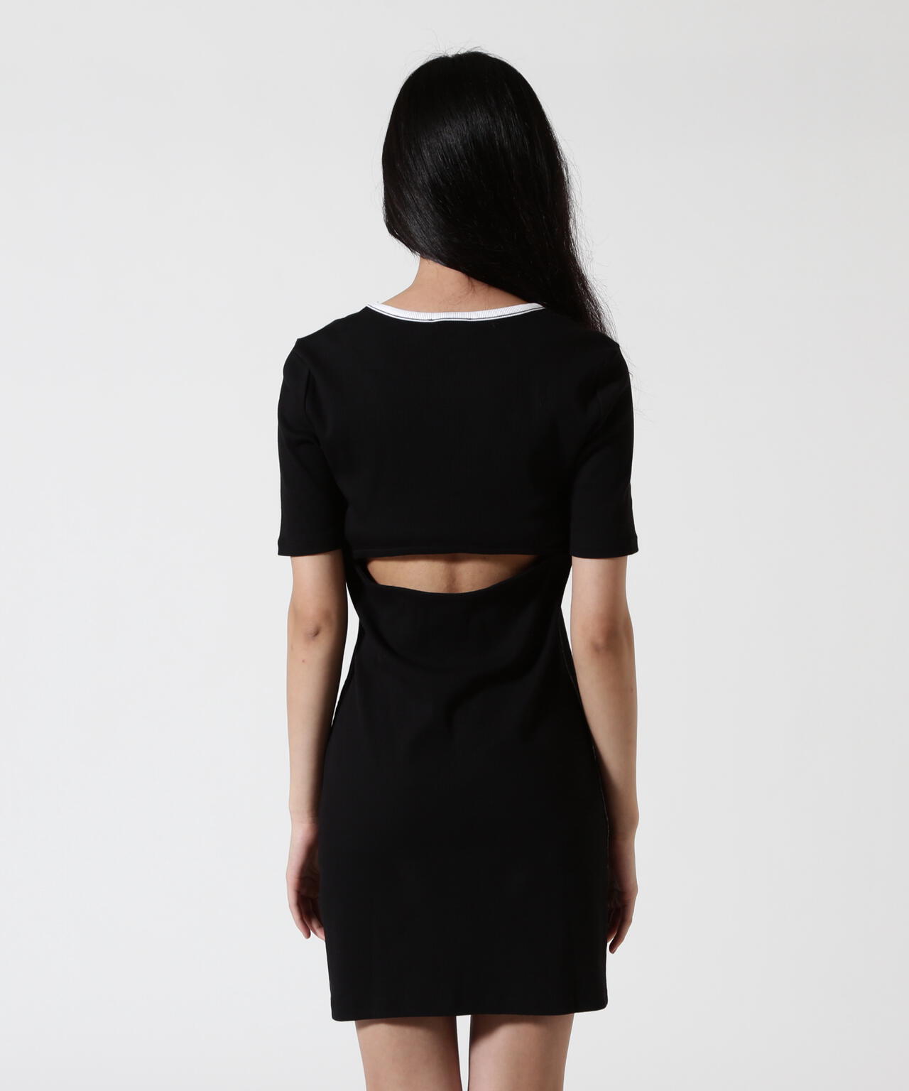 Calvin Klein (カルバンクライン）BABY RIB CUTOUT MNI DRESS/ LV047F224G