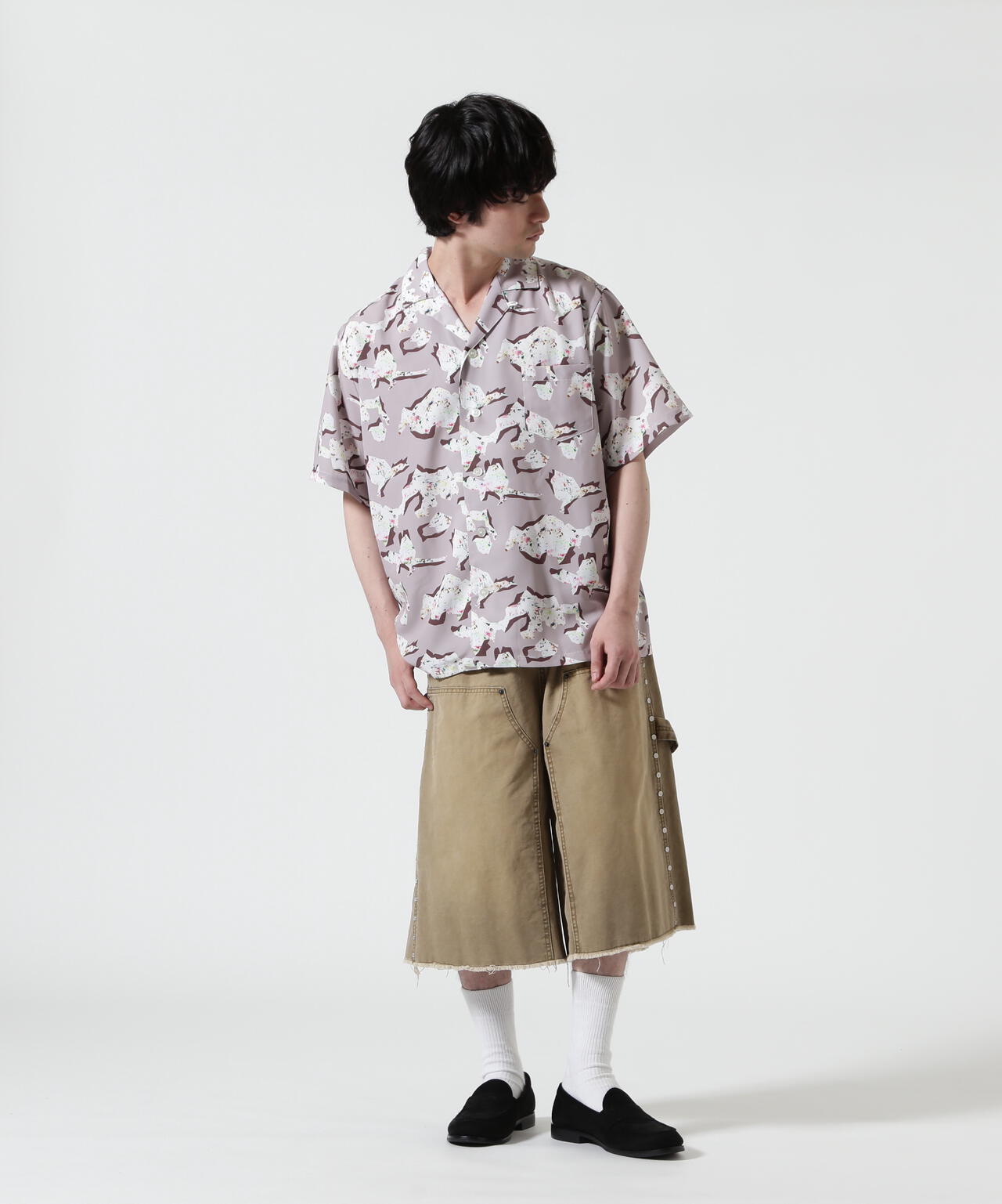 HOLO MARKET（ホロマーケット）HMV S/S SHIRTS / 総柄アロハ半袖シャツ