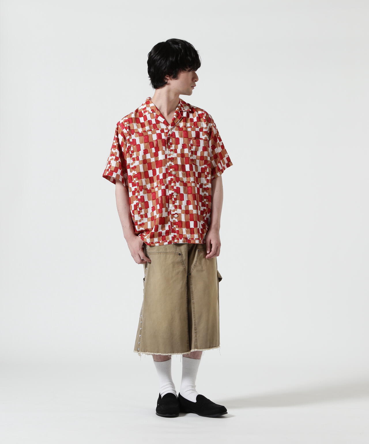 HOLO MARKET（ホロマーケット）HMV S/S SHIRTS / 総柄アロハ半袖シャツ