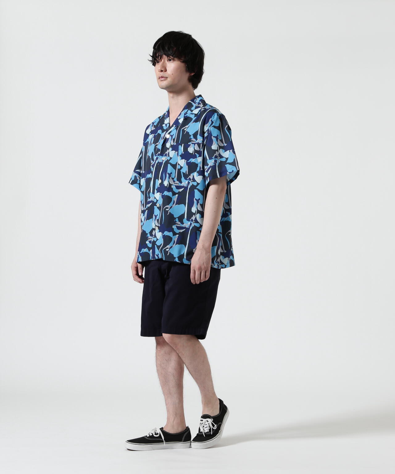 HOLO MARKET（ホロマーケット）HMV S/S SHIRTS / 総柄アロハ半袖シャツ