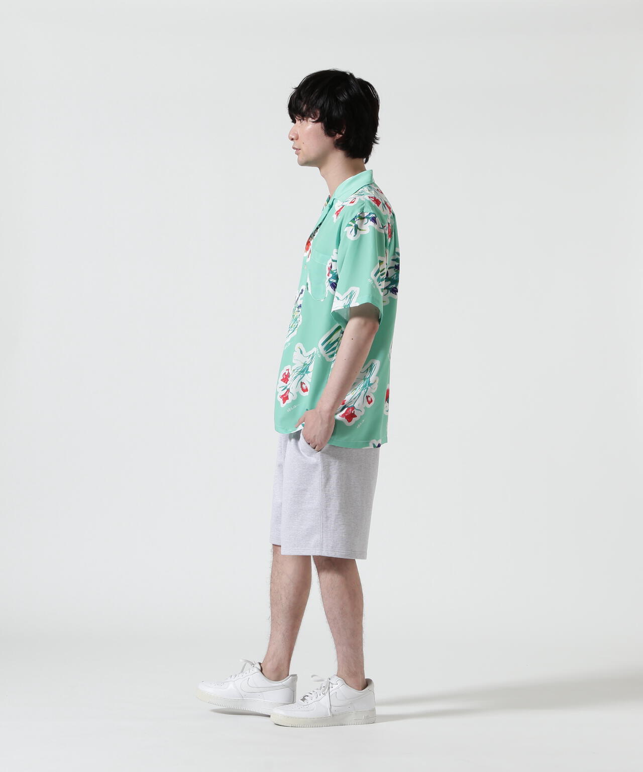 HOLO MARKET（ホロマーケット）HMV S/S SHIRTS / 総柄アロハ半袖シャツ
