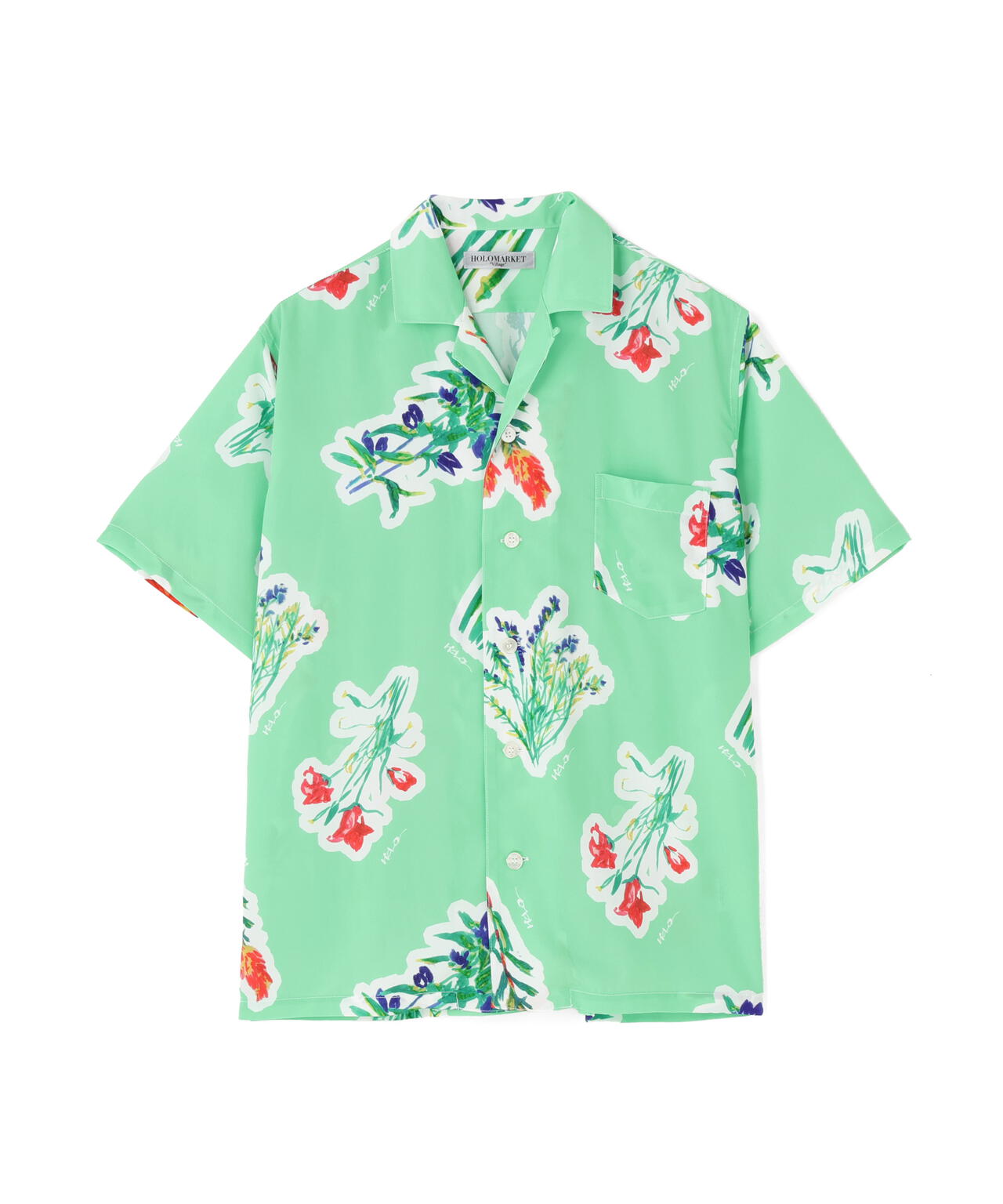 HOLO MARKET（ホロマーケット）HMV S/S SHIRTS / 総柄アロハ半袖シャツ