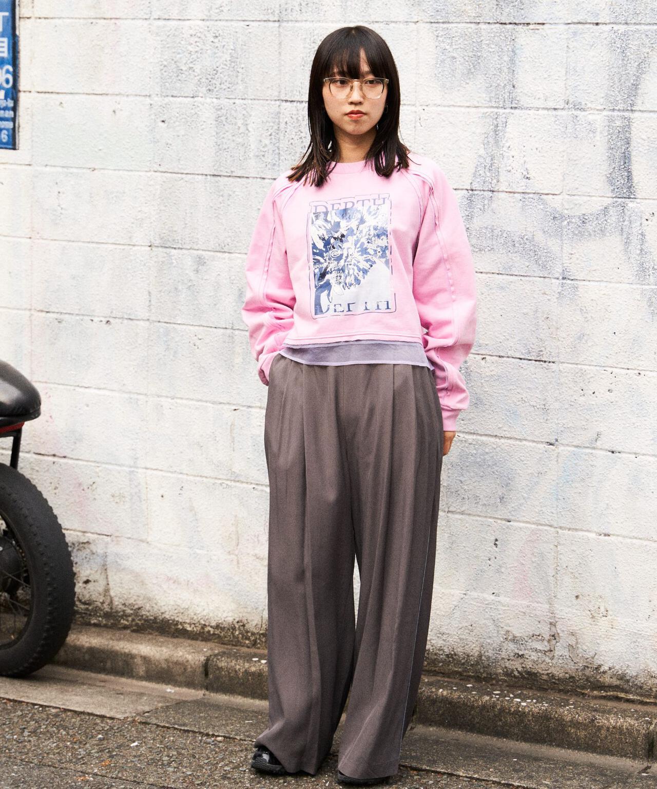 MAISON SPECIAL（メゾンスペシャル） B’2nd別注 フラワープリントショートスウェット