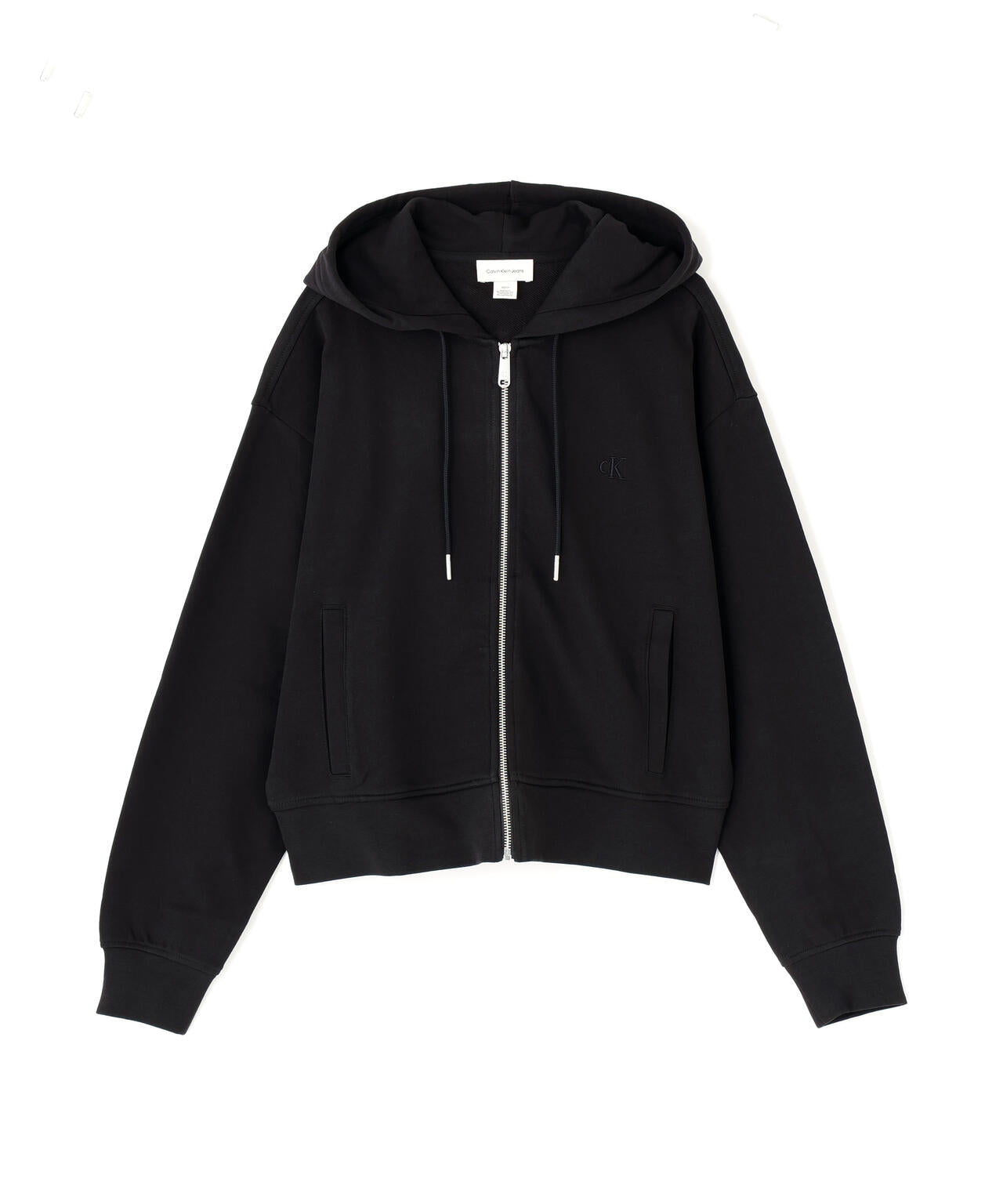 Calvin Klein （カルバンクライン）LS MONOGRAM TERRY CROPPED PARKA