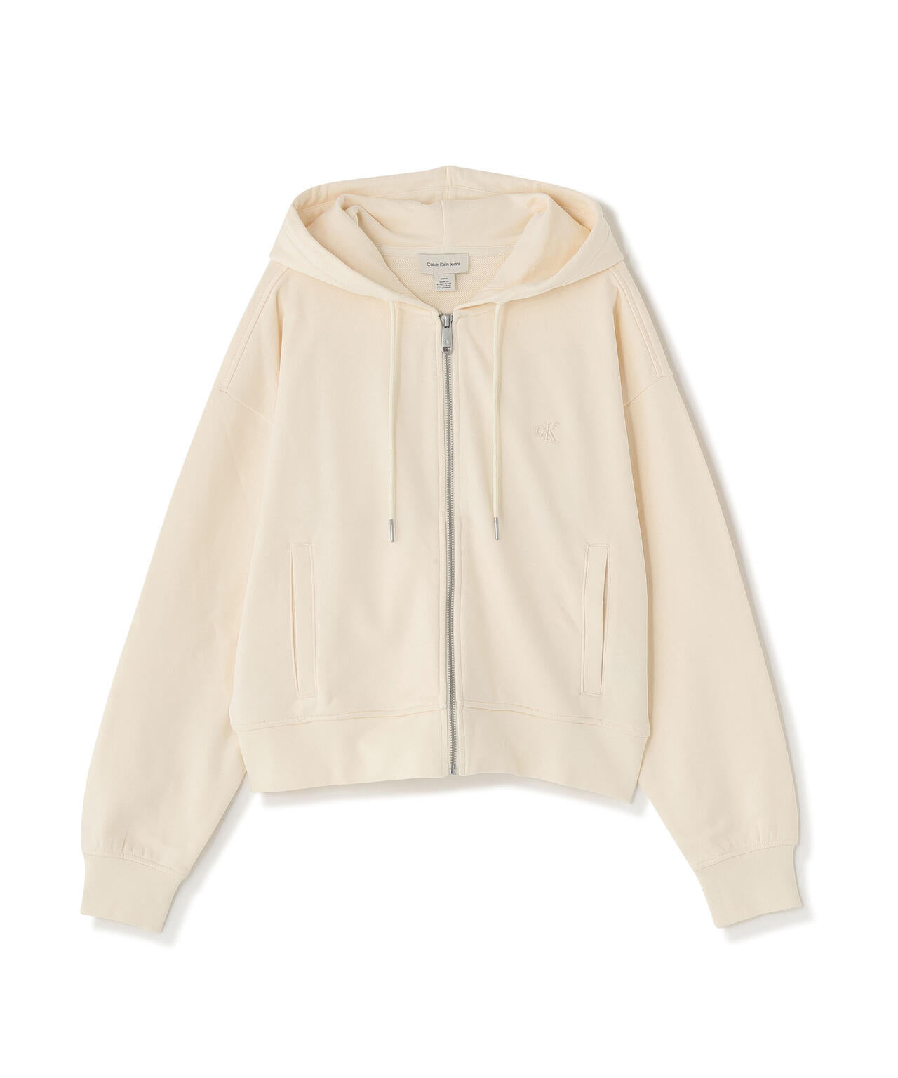 Calvin Klein （カルバンクライン）LS MONOGRAM TERRY CROPPED PARKA