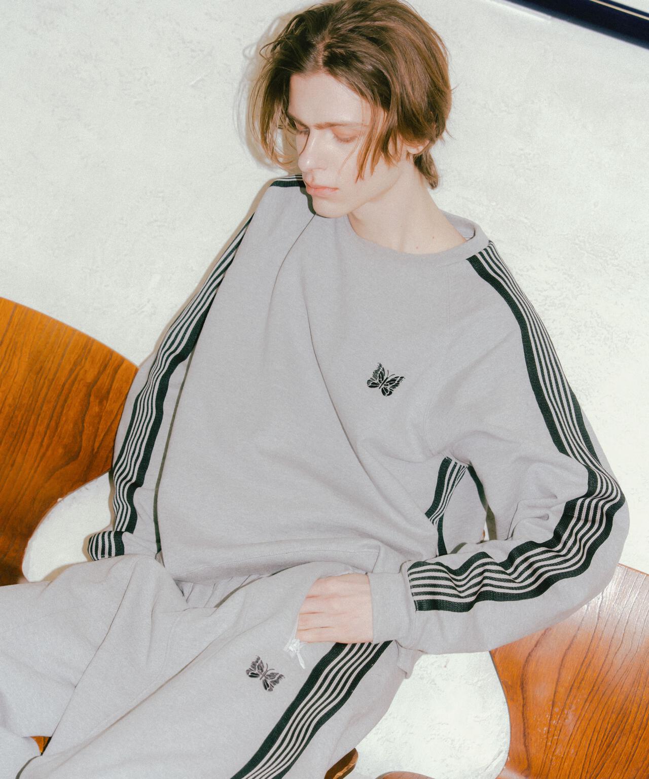 NEEDLES / ニードルズ【B'2nd EXCLUSIVE】TRACK CREW NECK - COTTON JERSEY