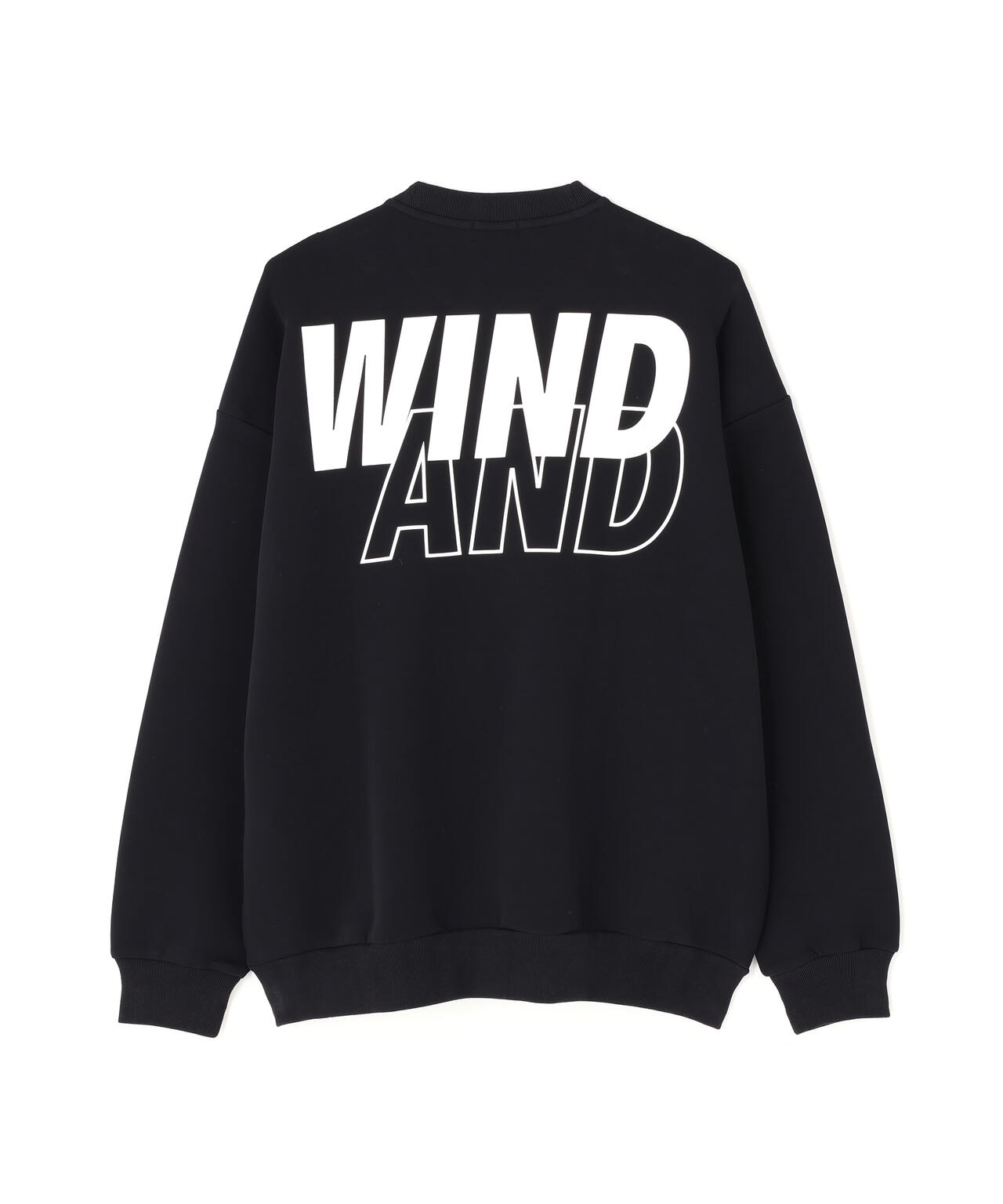WIND AND SEA（ウィンダンシー）Loose fit crewneck sweat shirt