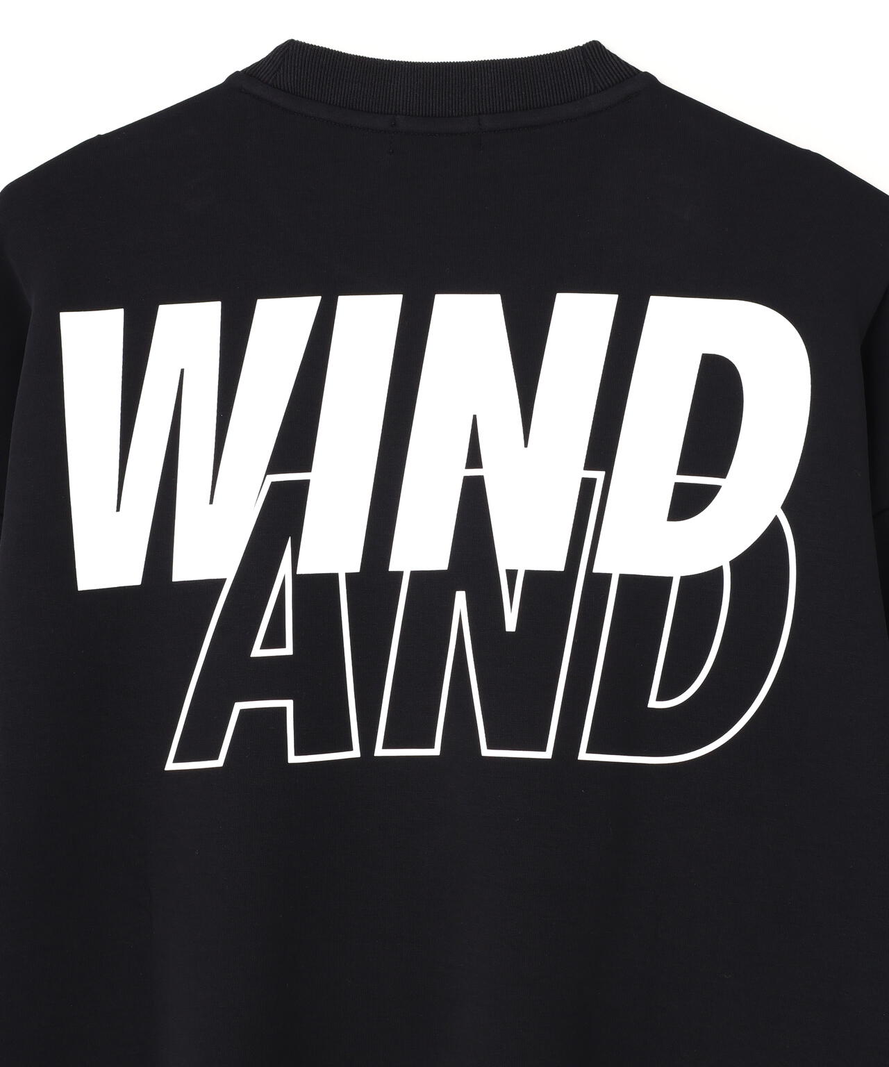 WIND AND SEA（ウィンダンシー）Loose fit crewneck sweat shirt