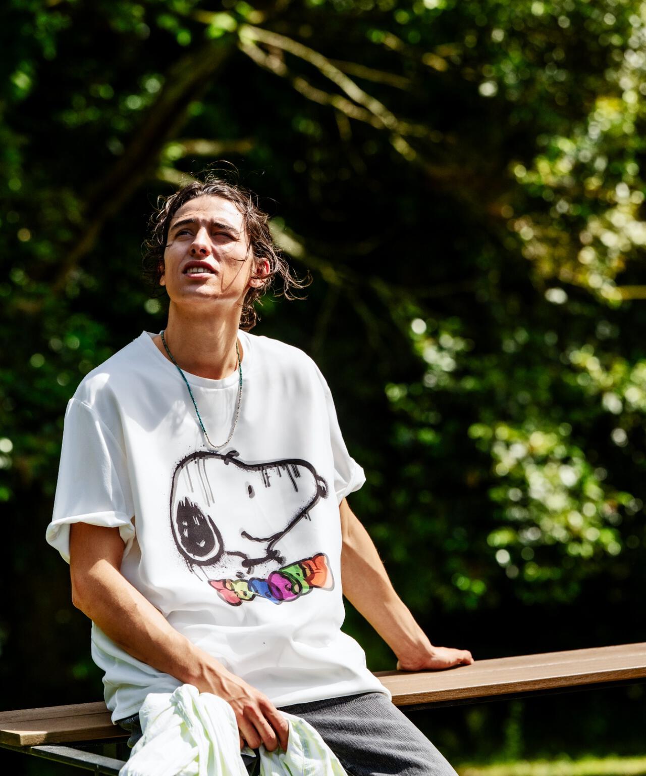 TRIPPY ART / SNOOPY DRIP TEE