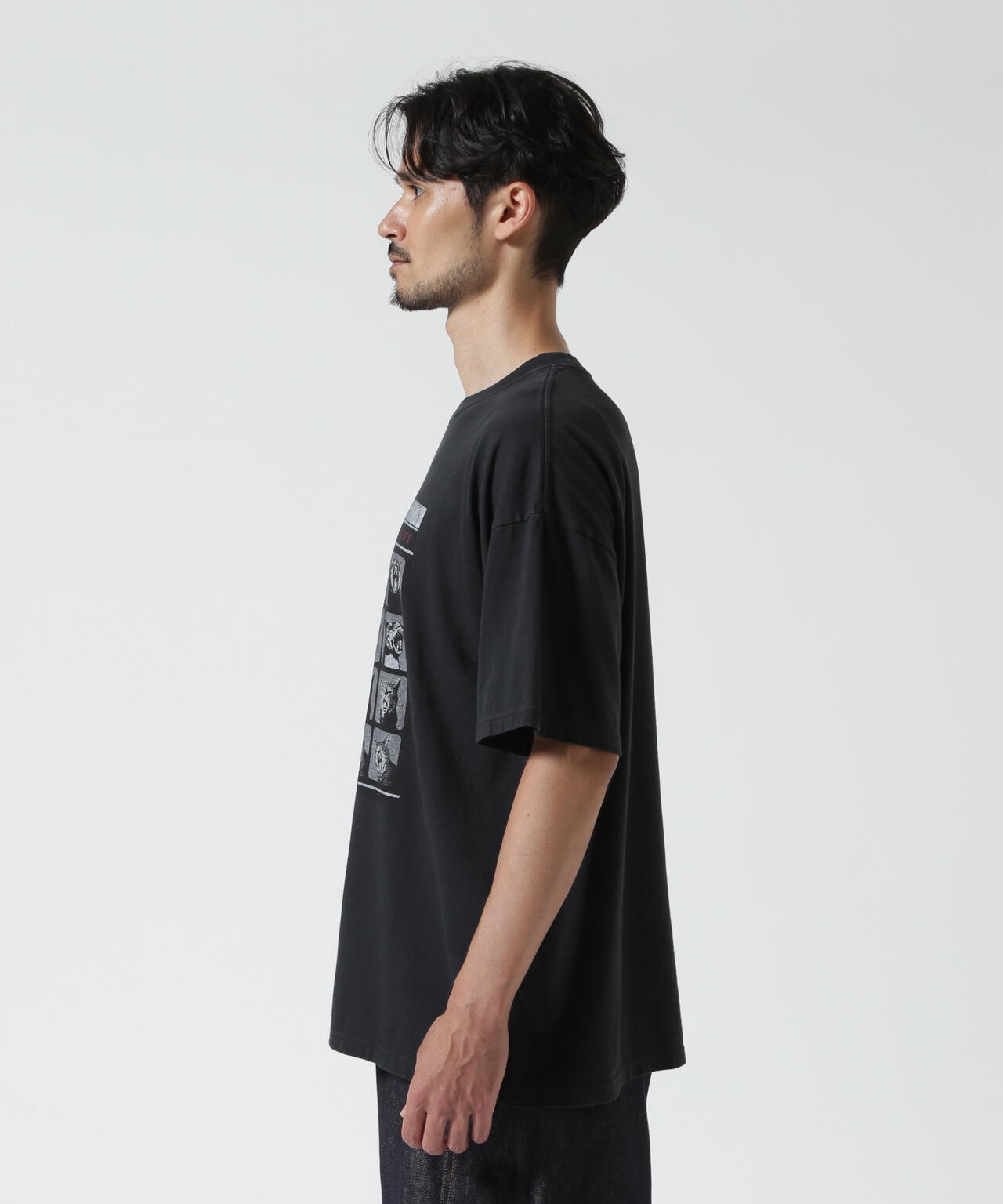 REMI RELIEF /  別注20/-天竺BIGサイズTシャツ（A HARD CAT'S)