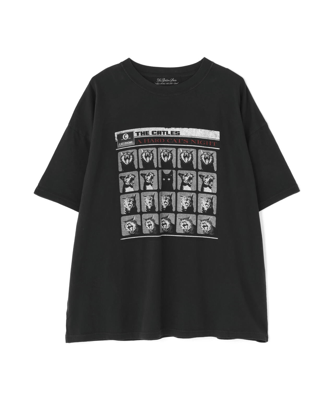 REMI RELIEF /  別注20/-天竺BIGサイズTシャツ（A HARD CAT'S)