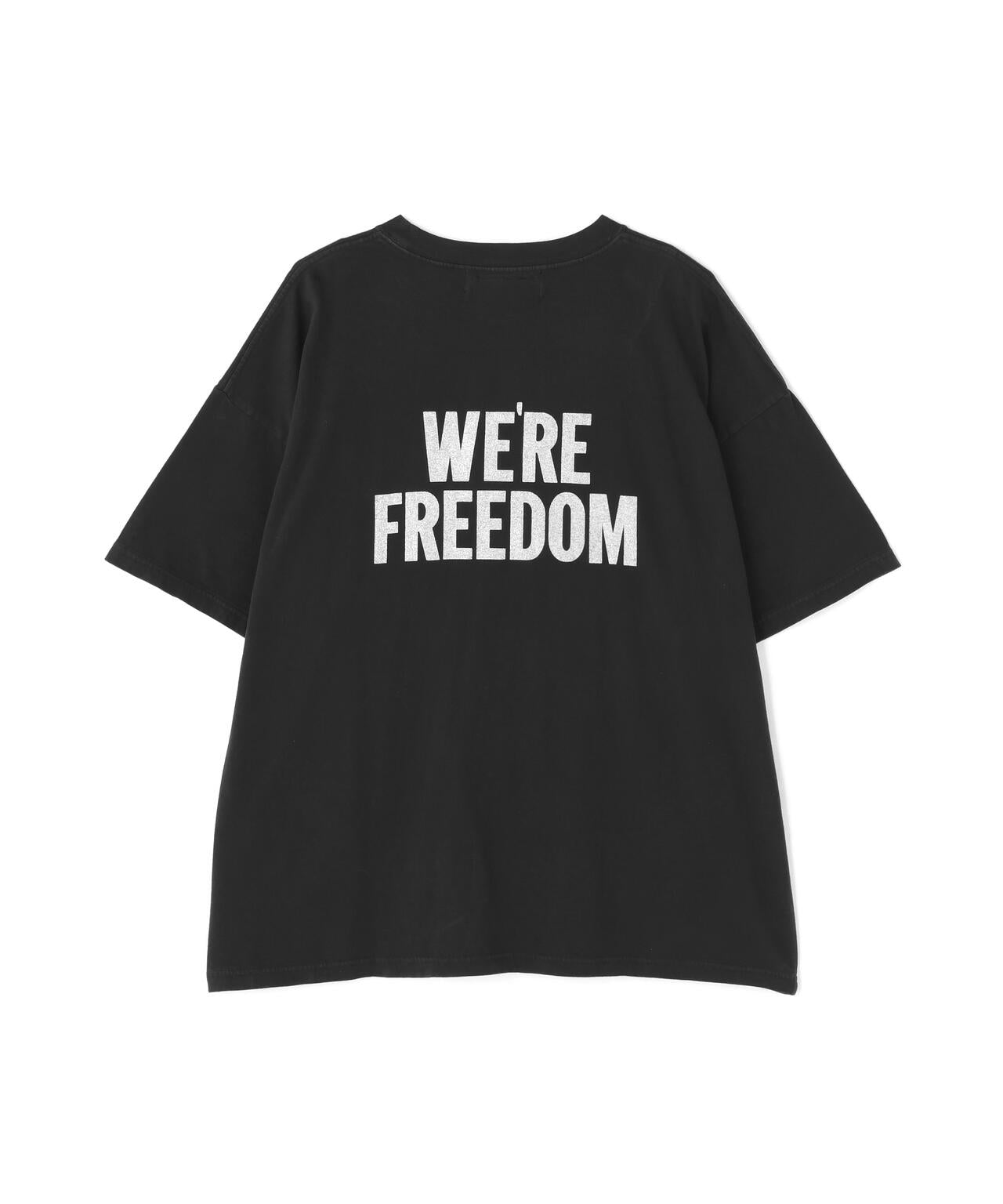 REMI RELIEF（レミレリーフ） 別注20/-天竺BIGサイズTシャツ（FREEDOM）
