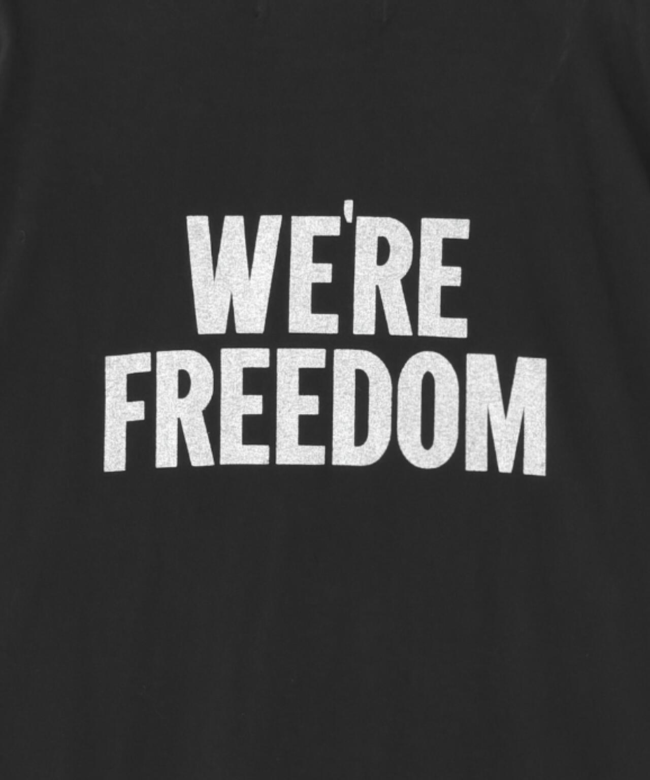 REMI RELIEF（レミレリーフ） 別注20/-天竺BIGサイズTシャツ（FREEDOM）