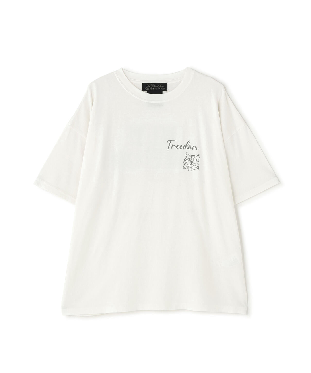 REMI RELIEF（レミレリーフ） 別注20/-天竺BIGサイズTシャツ（FREEDOM）