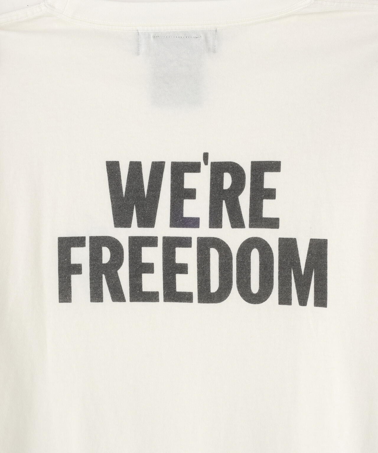 REMI RELIEF（レミレリーフ） 別注20/-天竺BIGサイズTシャツ（FREEDOM）