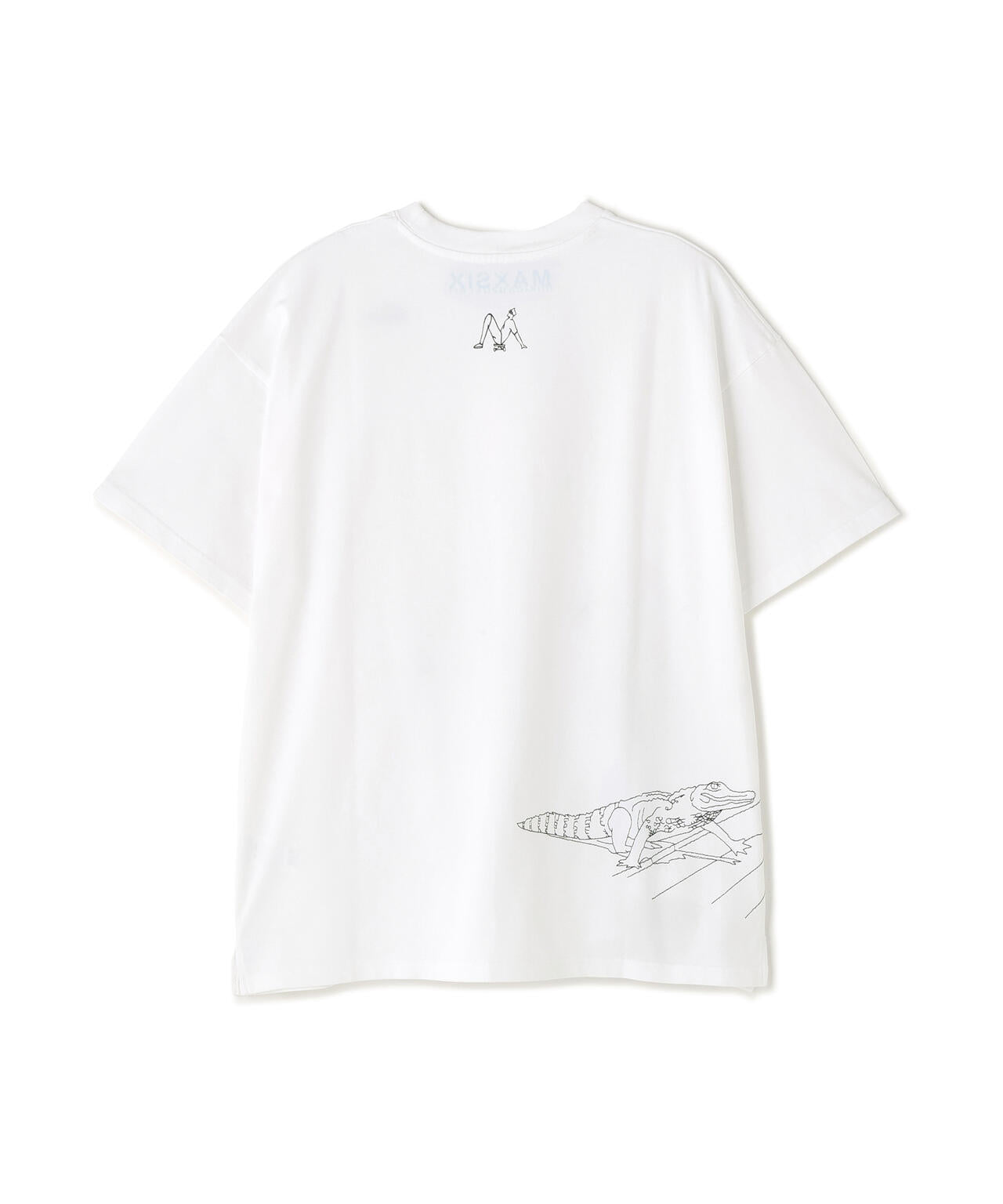 maxsix(マックスシックス) ABBEY ROAD EMBROIDERY TEE