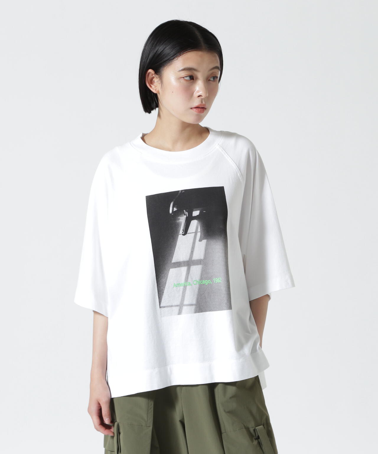 Munich（ミューニック）コットンジャージフォトプリントTシャツ