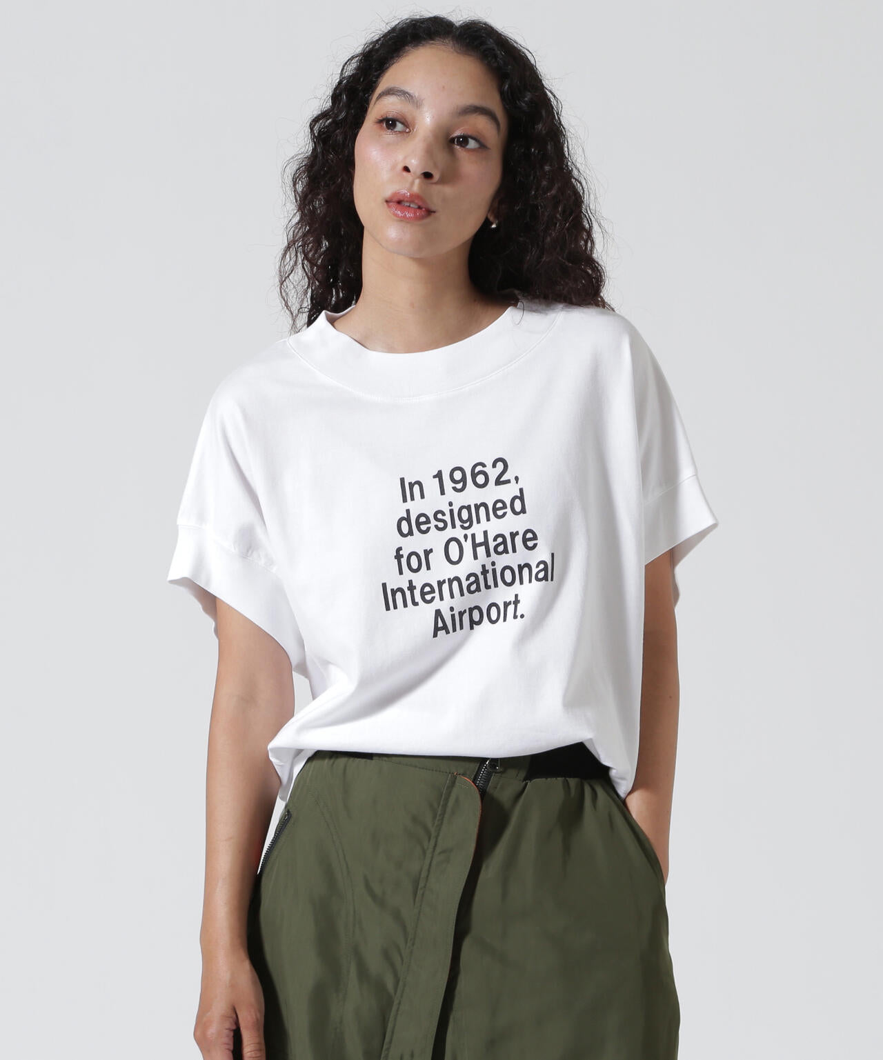 MUNICH（ミューニック）コットンジャージロゴプリントTシャツ