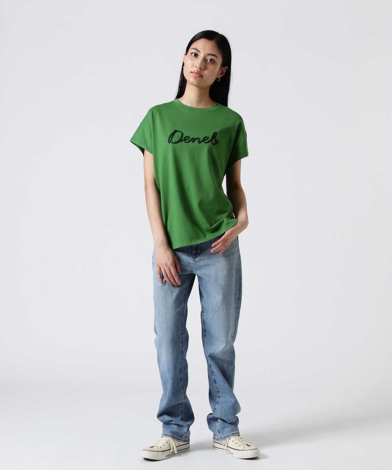 Munich（ミューニック）ロゴ刺繍Tシャツ