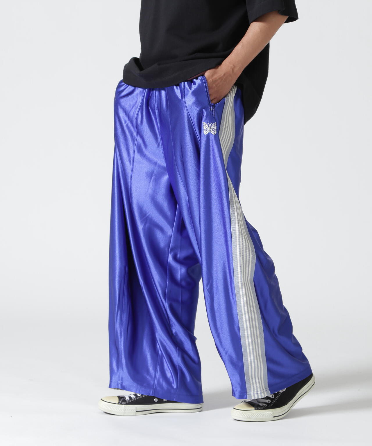 NEEDLES（ニードルズ） 【B'2nd EXCLUSIVE】H.D.TRACK PANT - TRICOT SATEEN