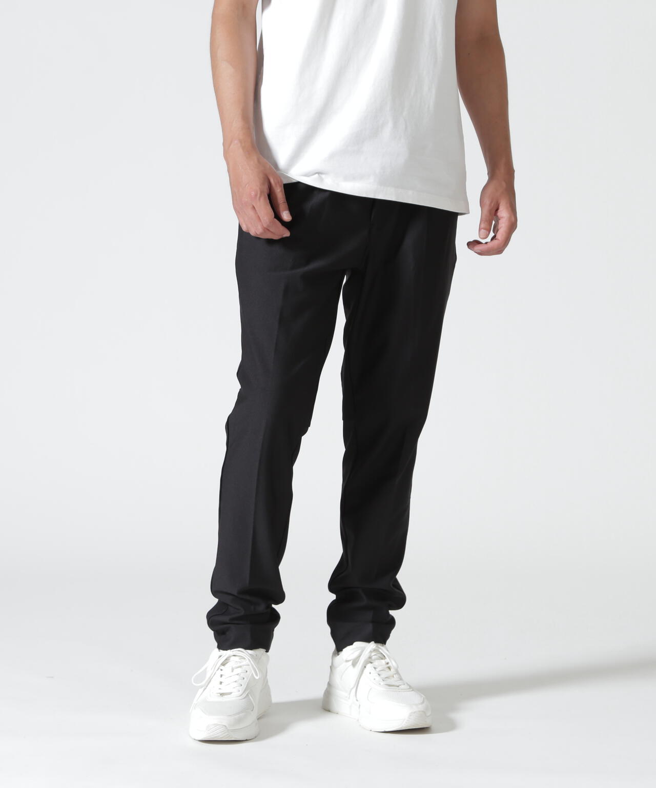 PIUORO(ピウオロ) HI TENSION KNIT JOGGER PANTS