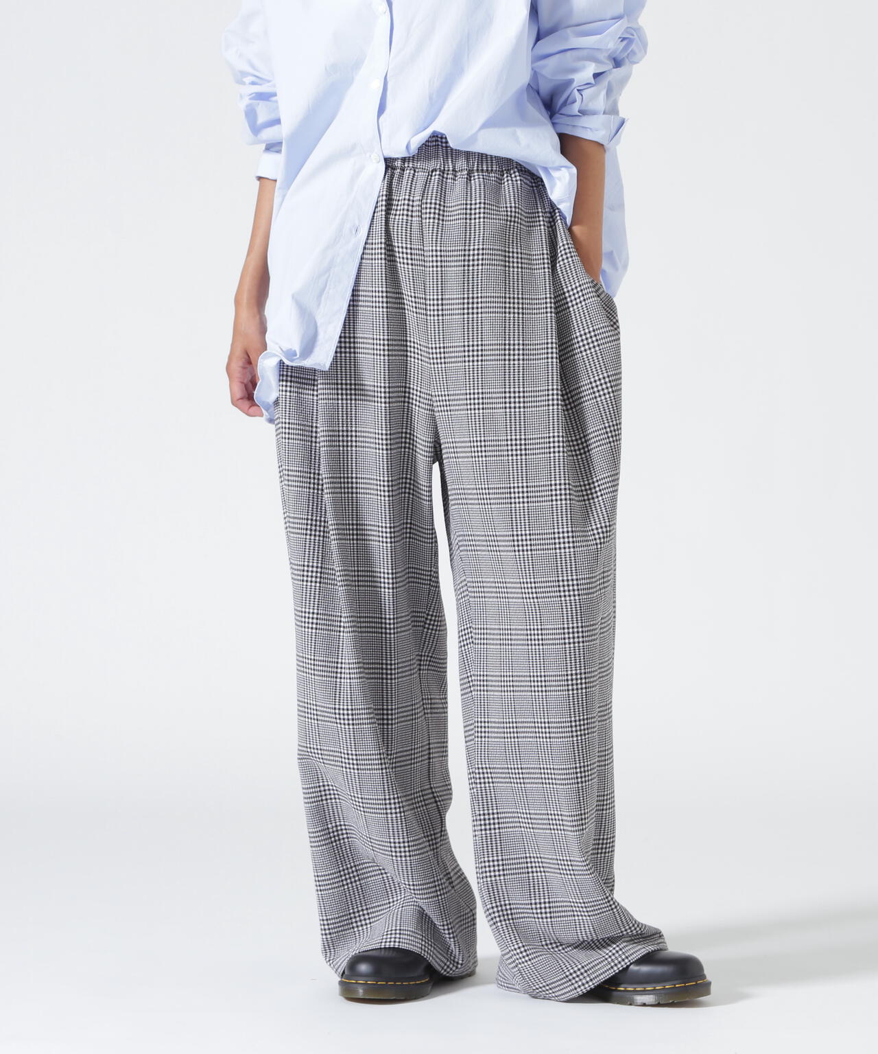 YENN（イエン）PLAID TUCK EASY PT