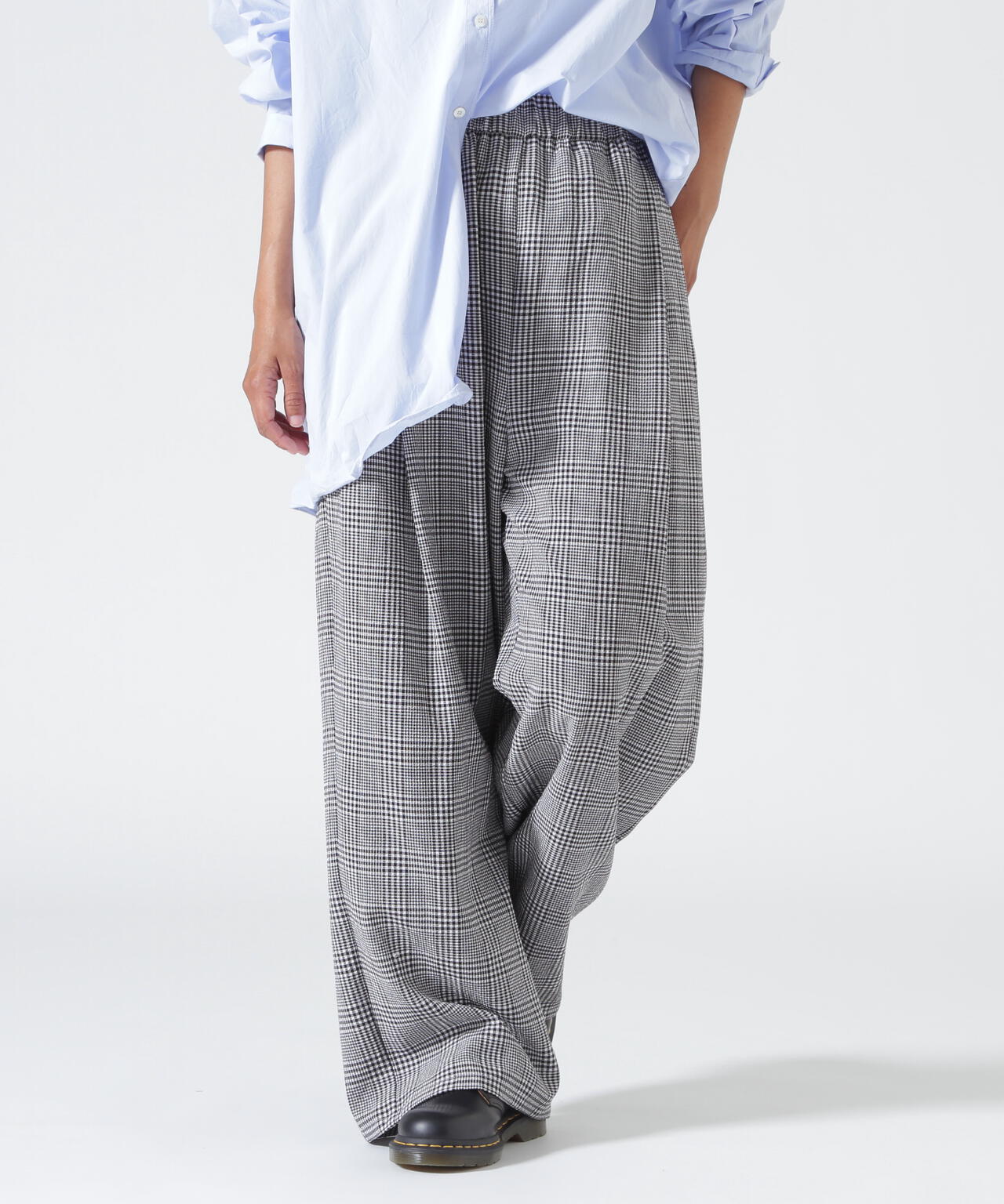 YENN（イエン）PLAID TUCK EASY PT