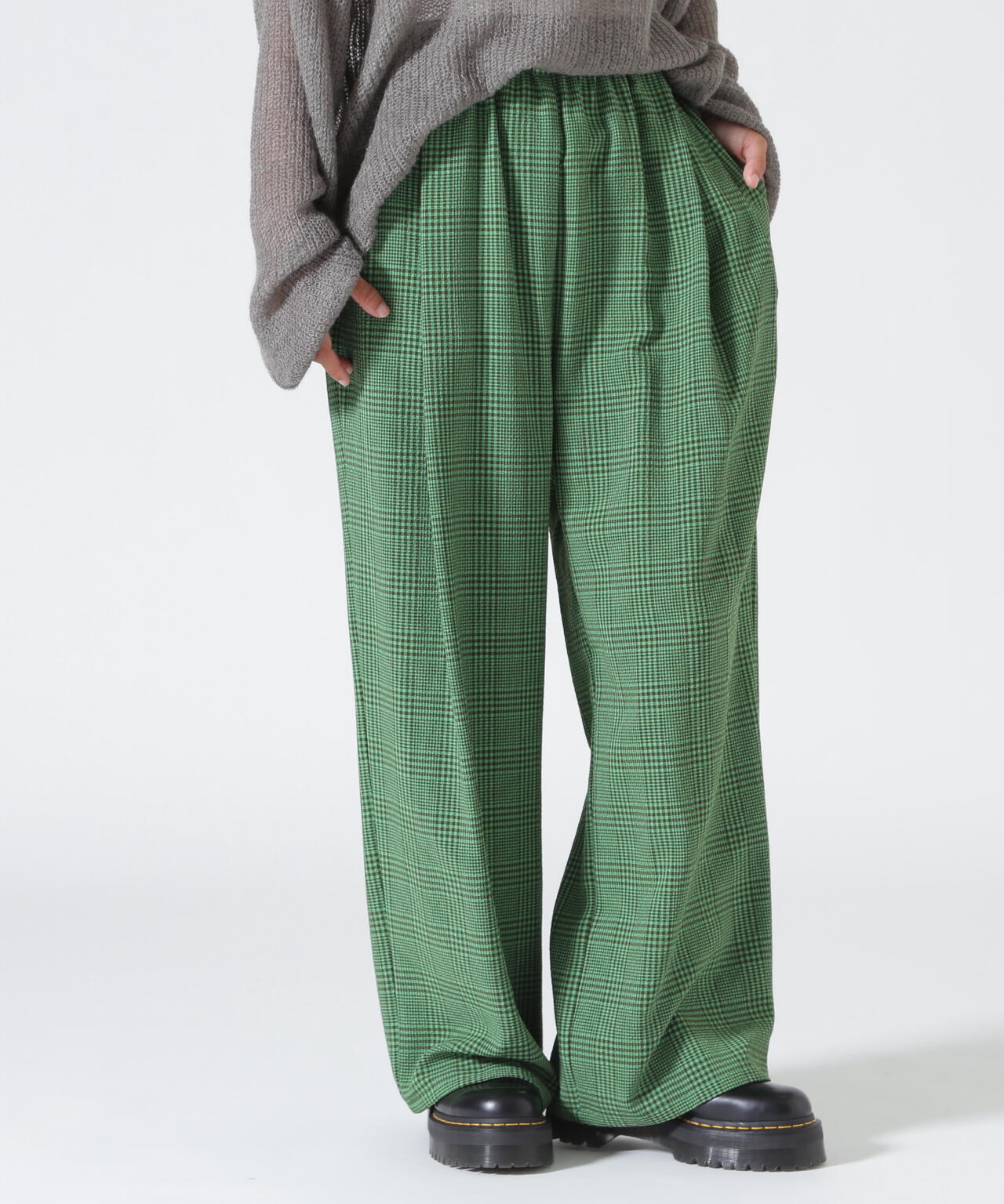 YENN（イエン）PLAID TUCK EASY PT
