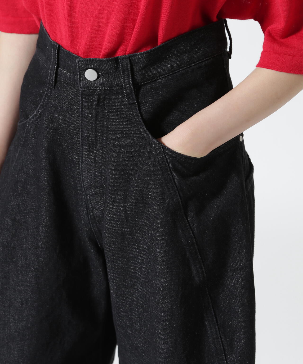 Knuth Marf（クヌースマーフ）tuck design denim pants