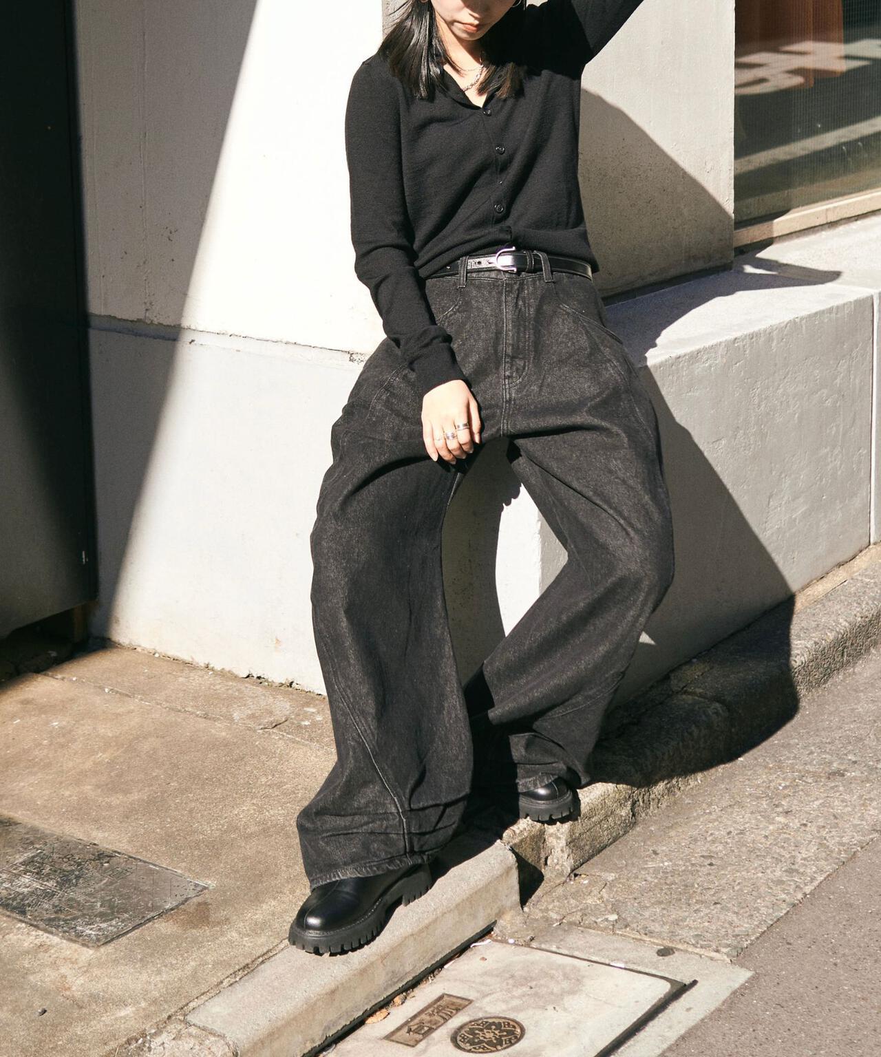 Knuth Marf（クヌースマーフ）tuck design denim pants