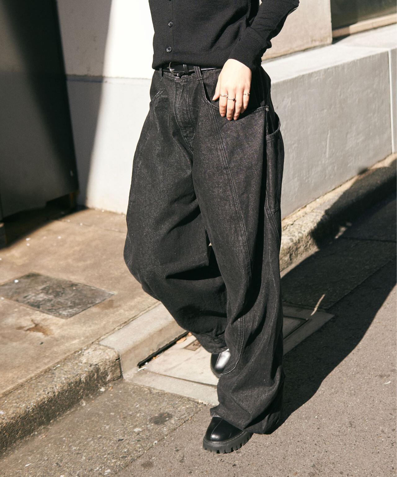 Knuth Marf（クヌースマーフ）tuck design denim pants