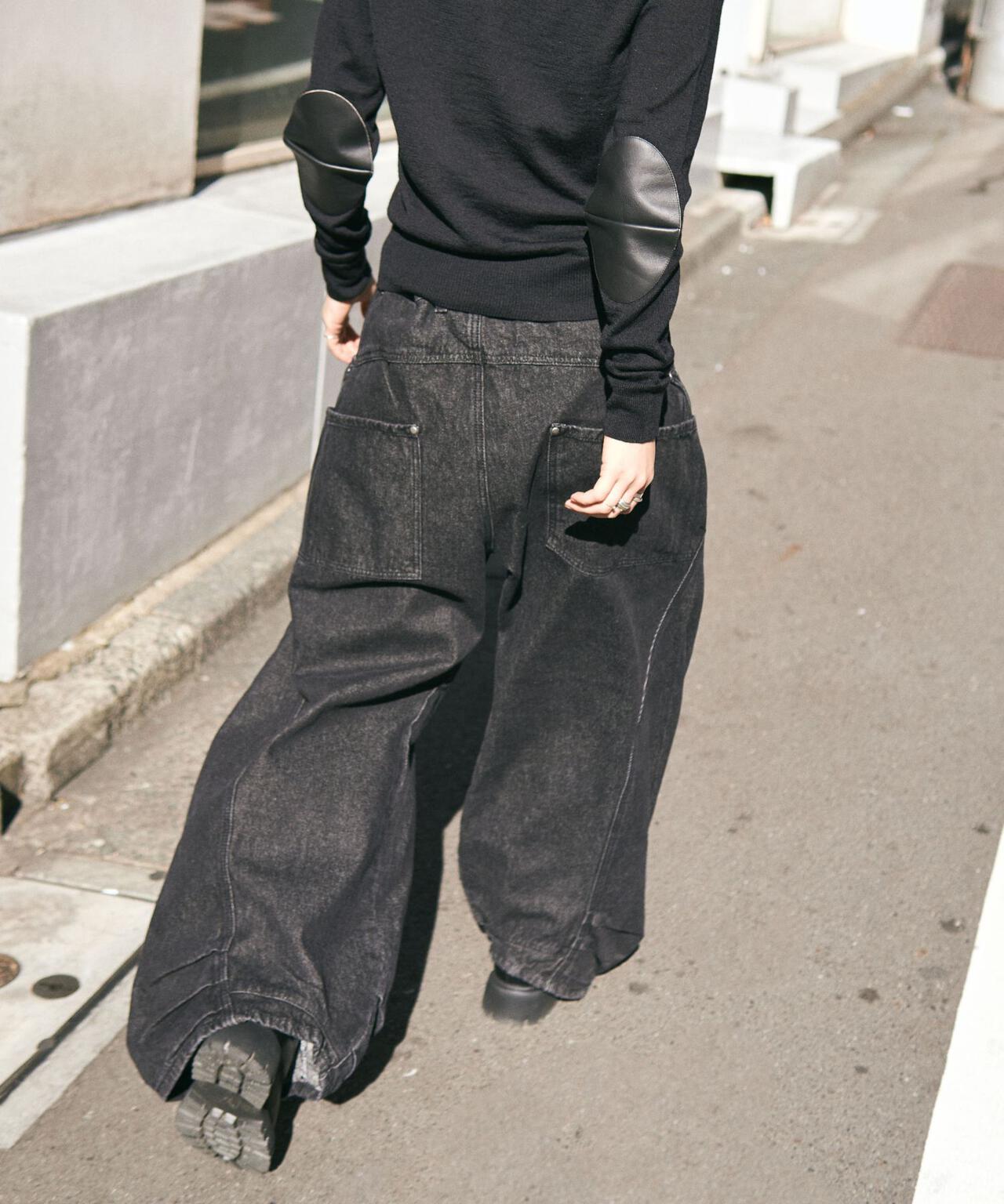 Knuth Marf（クヌースマーフ）tuck design denim pants