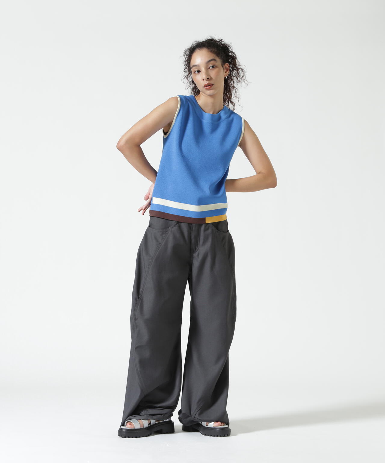 Knuth Marf（クヌースマーフ）tuck design denim pants