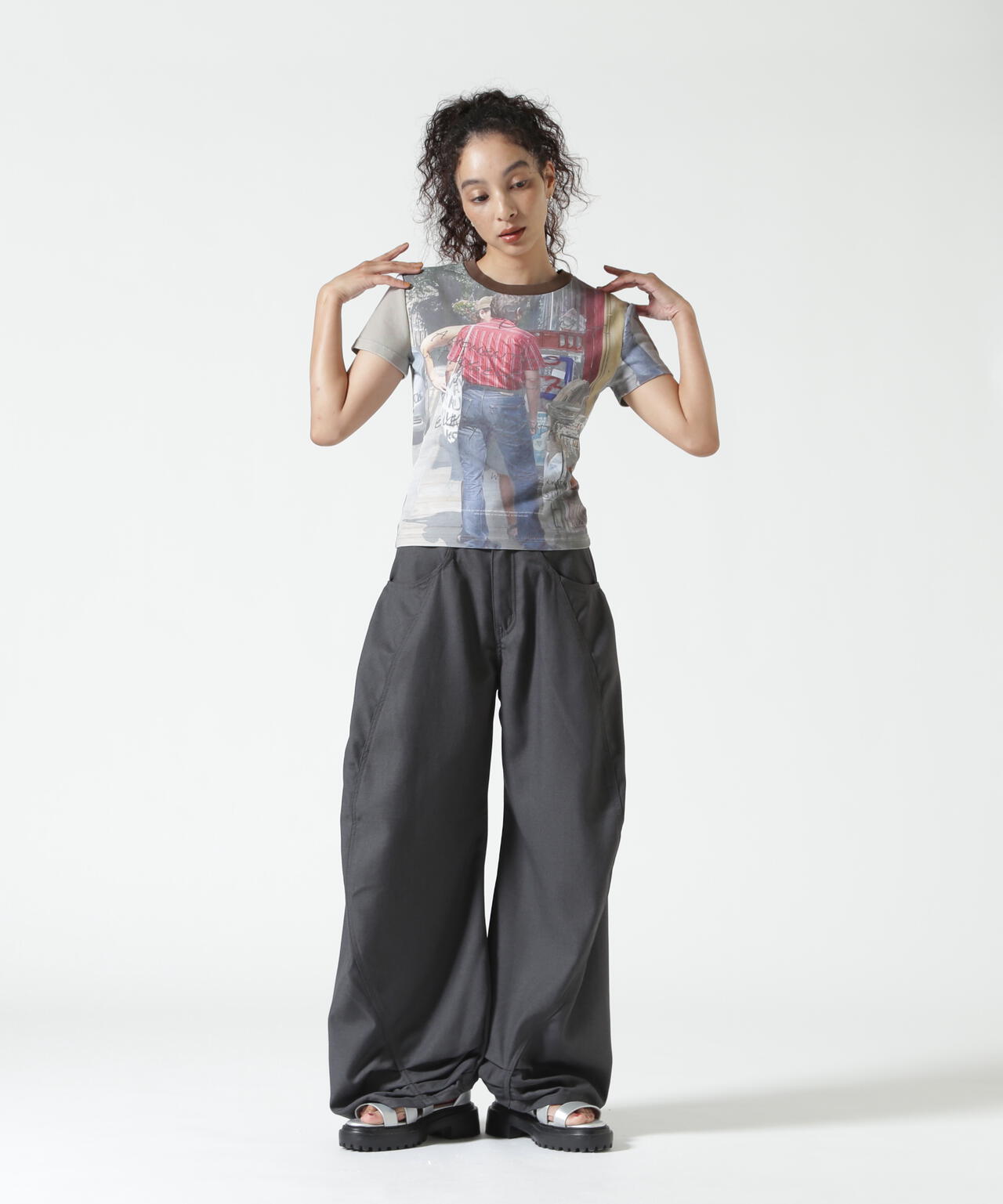 Knuth Marf（クヌースマーフ）tuck design denim pants