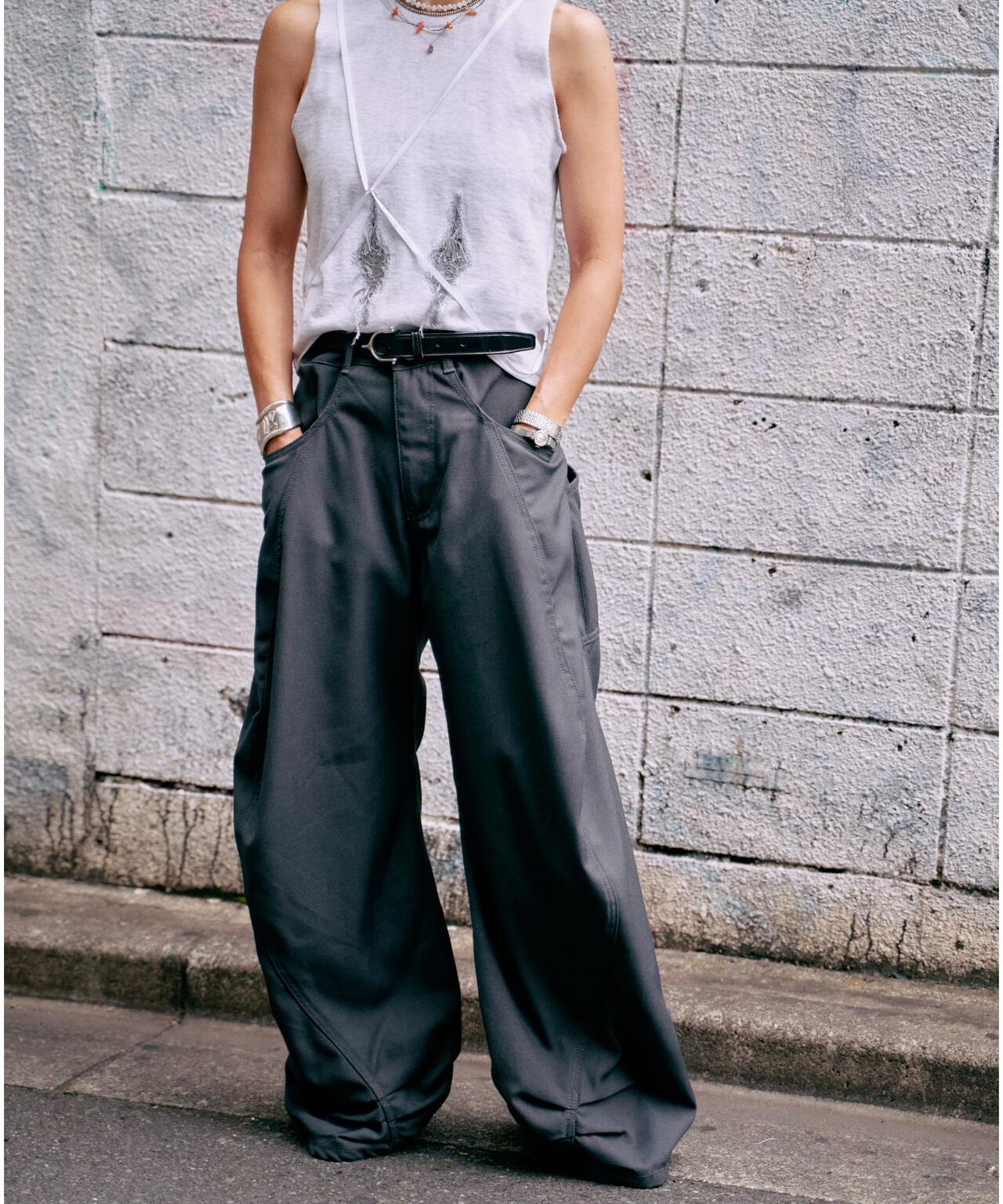 Knuth Marf（クヌースマーフ）tuck design denim pants