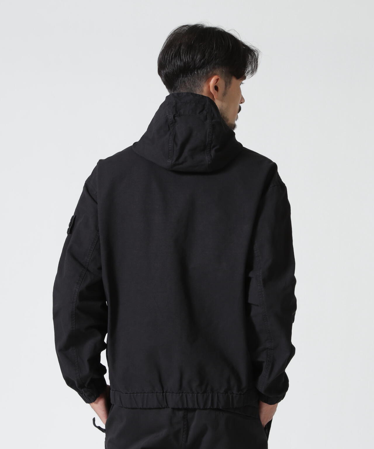 STONE ISLAND / COTTON RIPSTOP HOODED SHIRTS