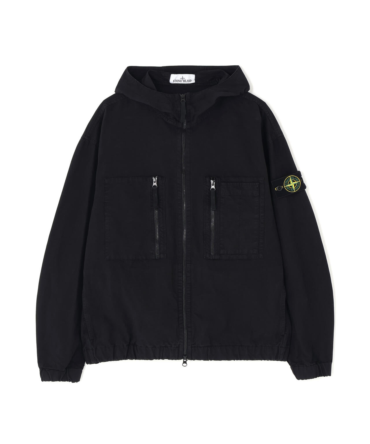 STONE ISLAND / COTTON RIPSTOP HOODED SHIRTS