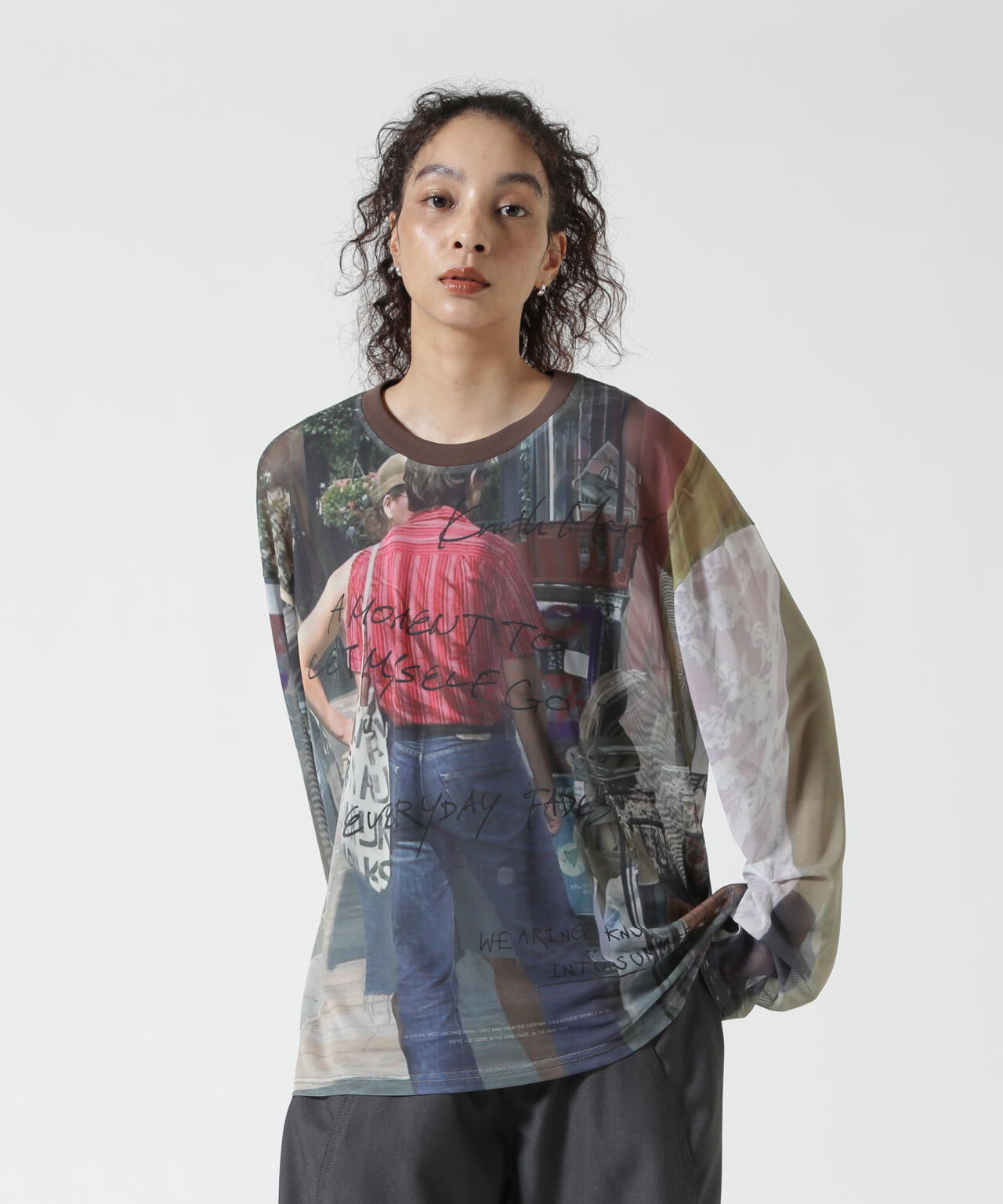 Knuth Marf（クヌースマーフ）oji sheer long-sleeve tee(unisex)