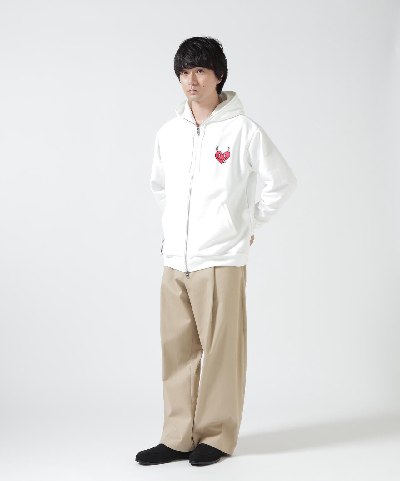 TRIPPY ART（トリッピーアート）ONI HERTS 3D ZIP SWEAT PARKA