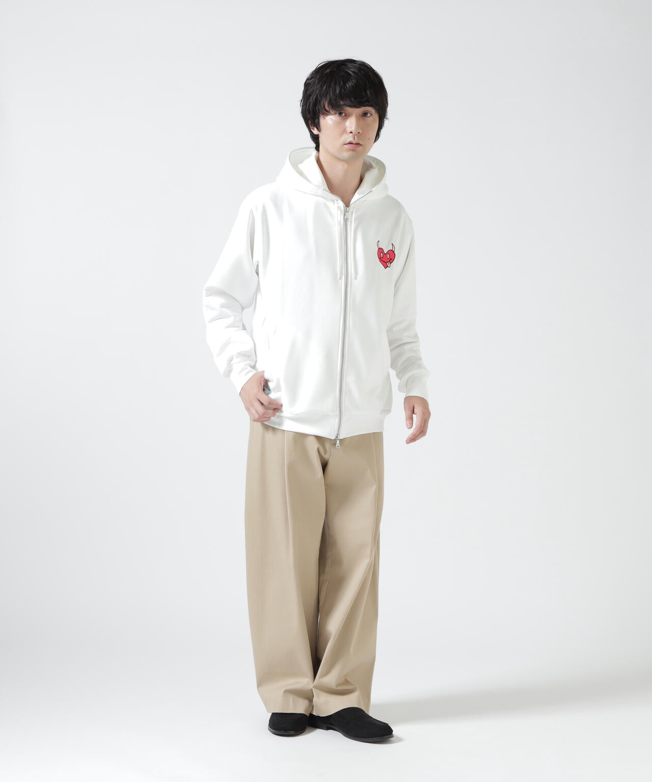 TRIPPY ART（トリッピーアート）ONI HERTS 3D ZIP SWEAT PARKA