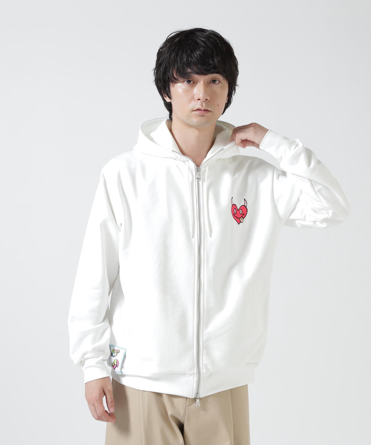TRIPPY ART（トリッピーアート）ONI HERTS 3D ZIP SWEAT PARKA