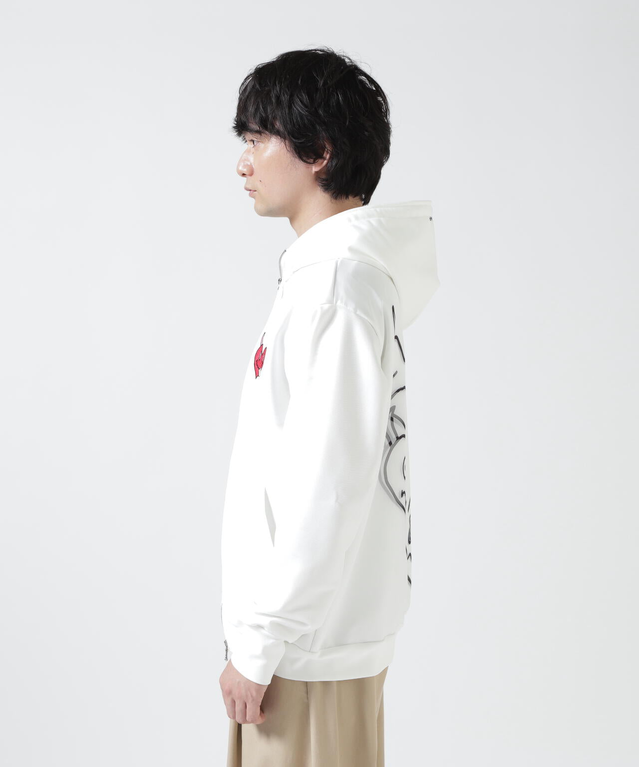 TRIPPY ART（トリッピーアート）ONI HERTS 3D ZIP SWEAT PARKA
