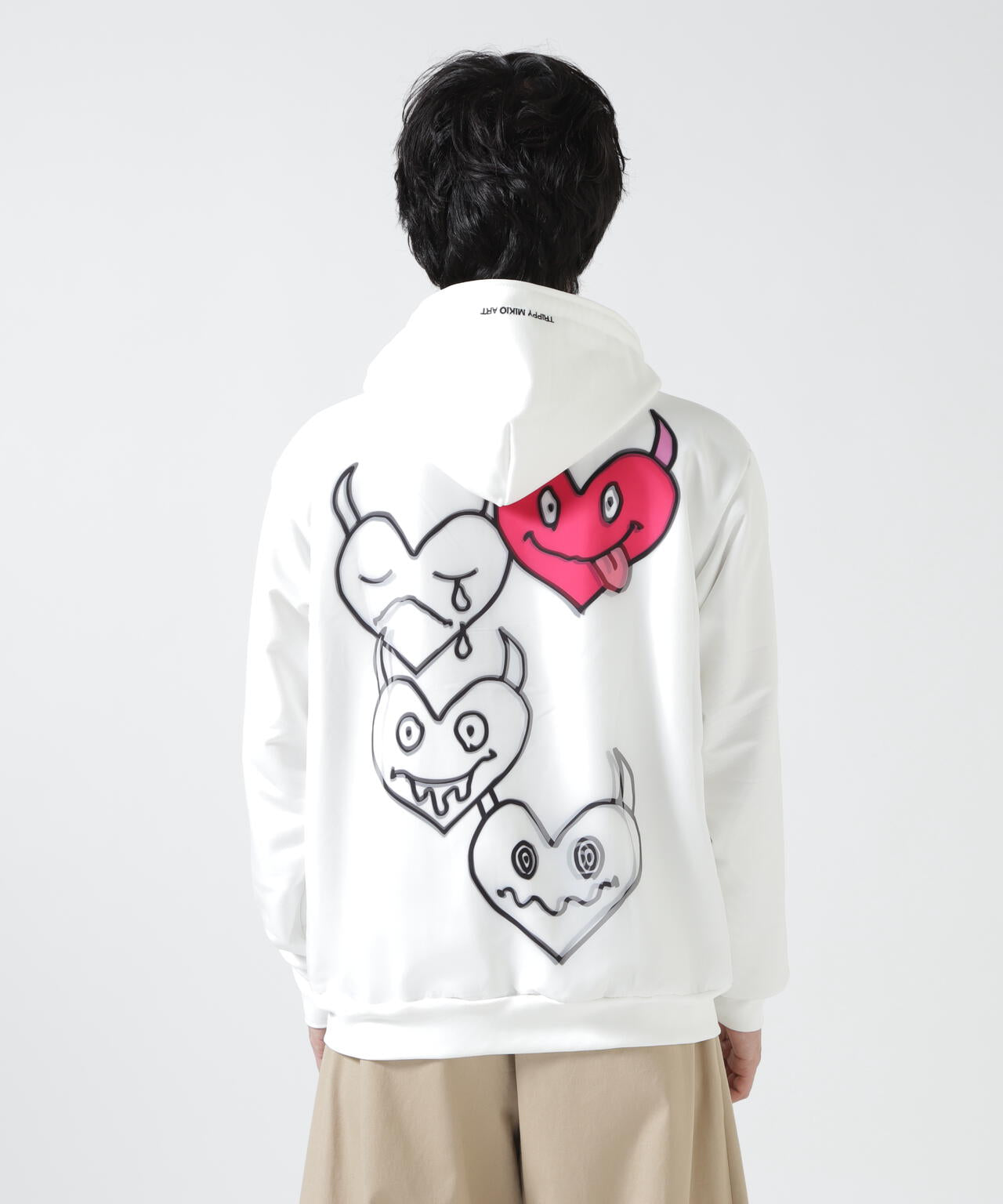 TRIPPY ART（トリッピーアート）ONI HERTS 3D ZIP SWEAT PARKA