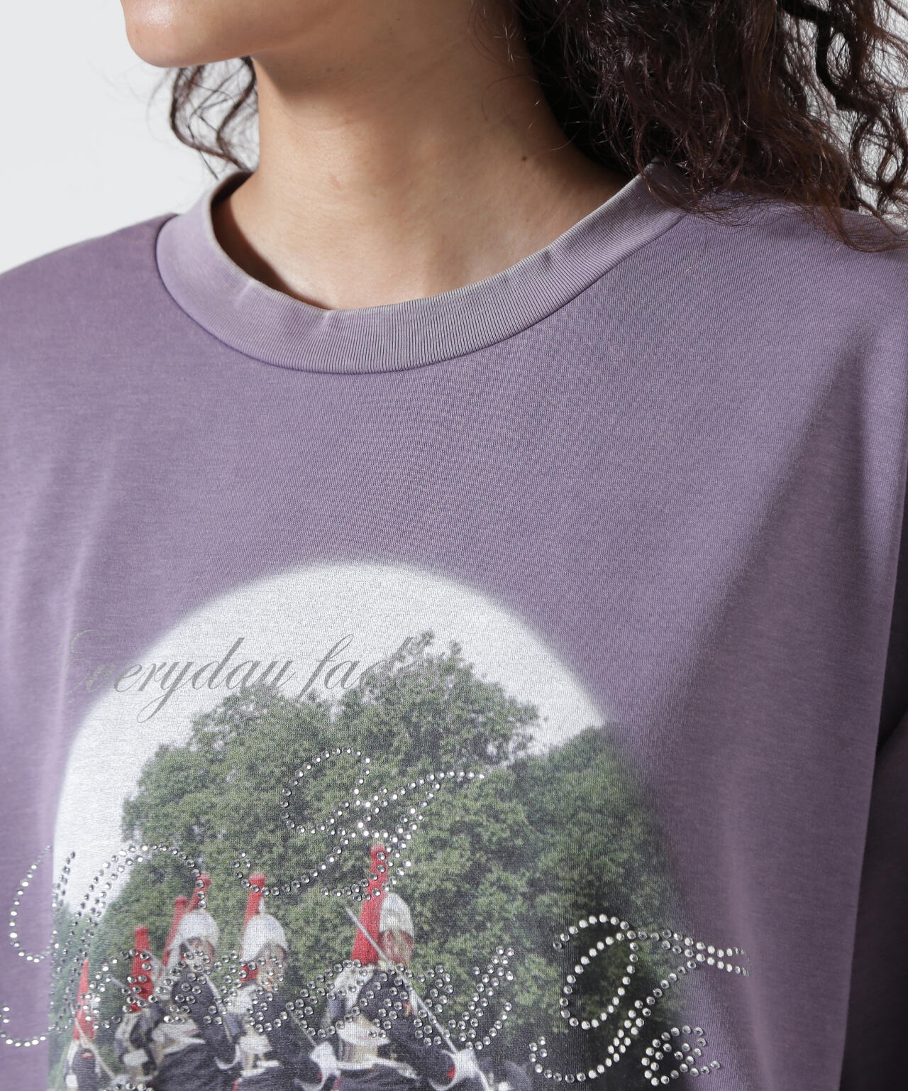 Knuth Marf（クヌースマーフ）rhinestone graphic tee(unisex)