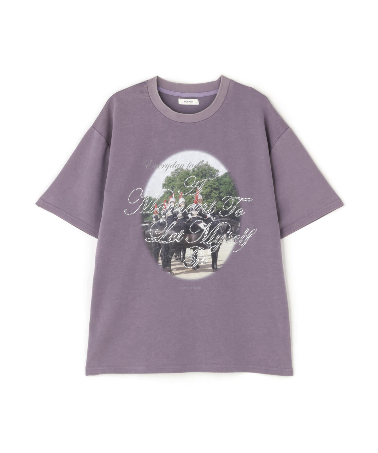 Knuth Marf（クヌースマーフ）rhinestone graphic tee(unisex)