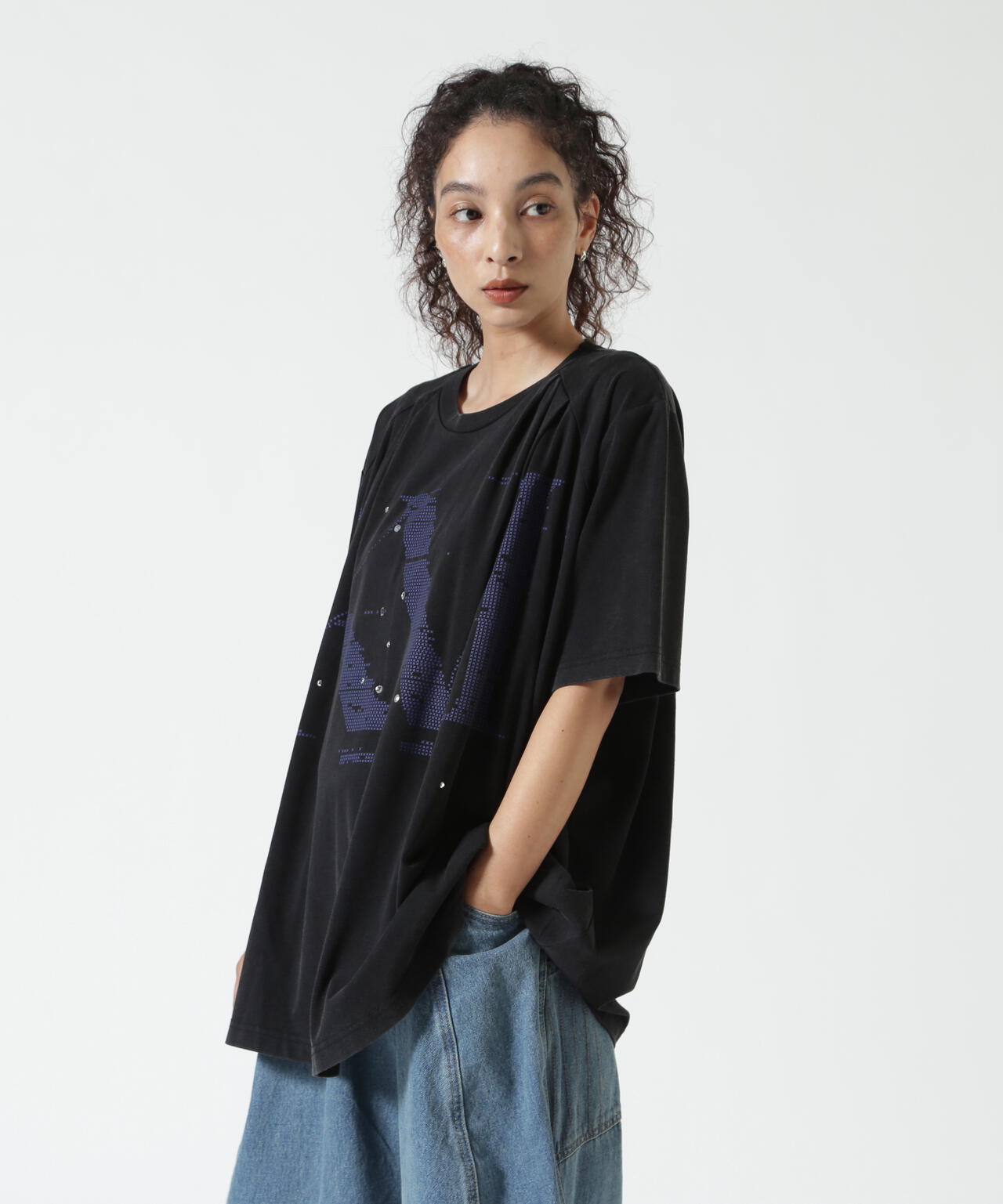 Knuth Marf（クヌースマーフ）tuck detail oversized tee/unisex