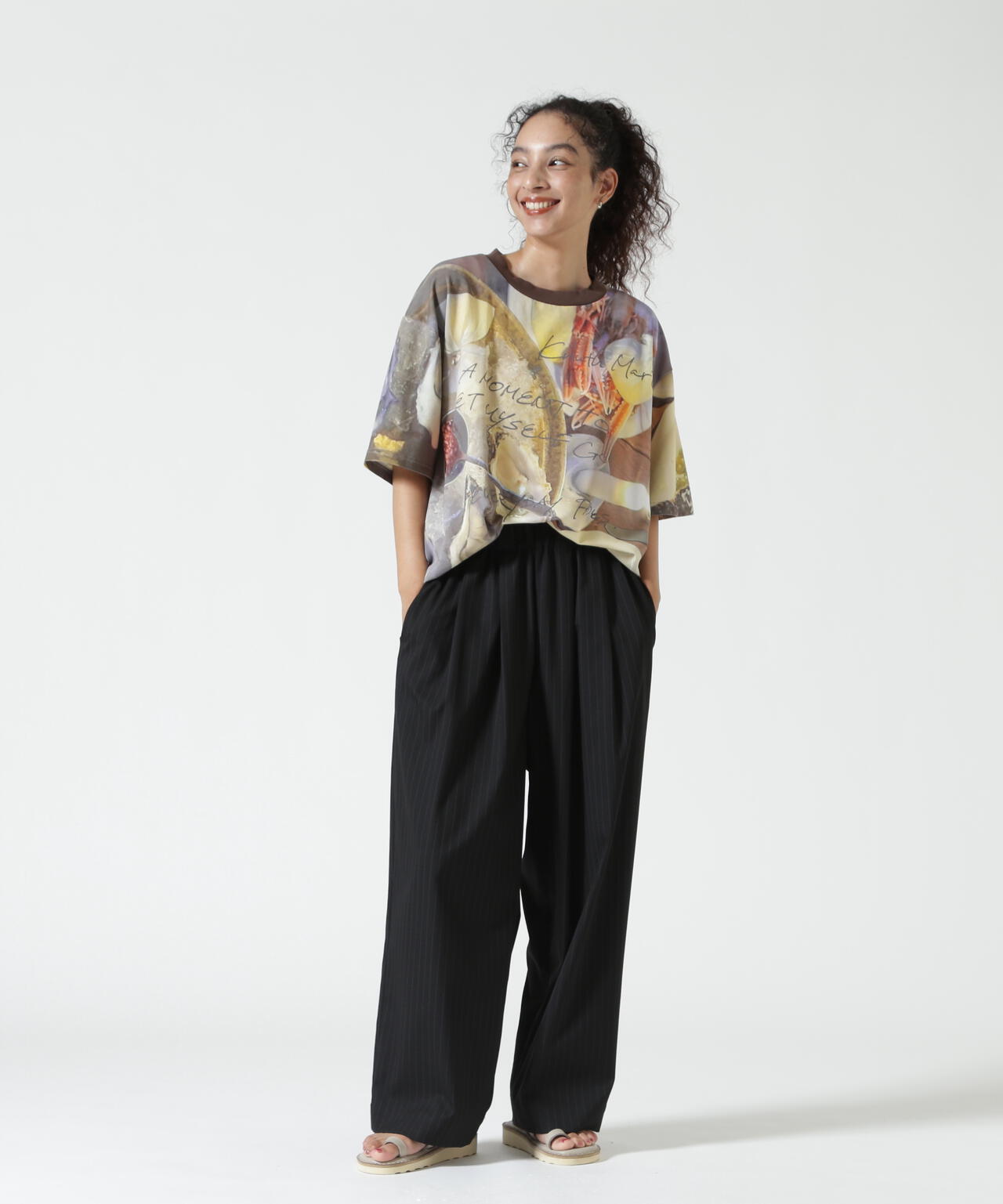 Knuth Marf（クヌースマーフ）oyster graphic tee(unisex)