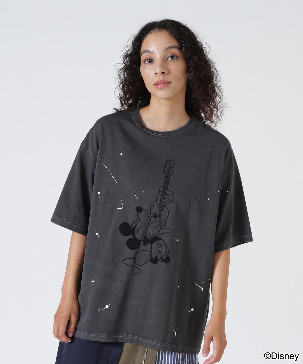 GOOD ROCK SPEED (グッドロックスピード) 別注MickeyペイントTEE/UNISEX
