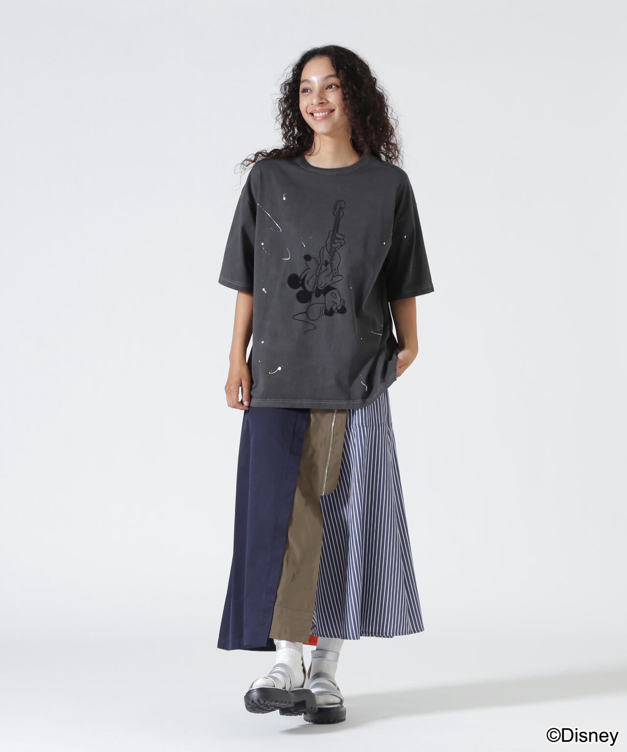 GOOD ROCK SPEED (グッドロックスピード) 別注MickeyペイントTEE/UNISEX